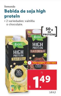 Bebida de soja high protein