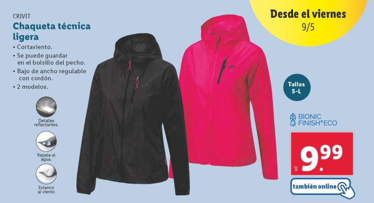 Chaqueta técnica ligera