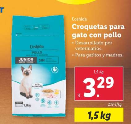 Croquetas para gato con pollo