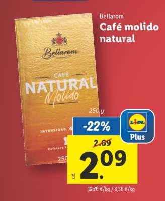Bellarom Café molido natural
