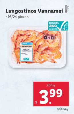 Langostinos Vannamei