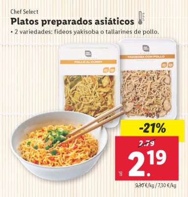 Platos preparados asiáticos