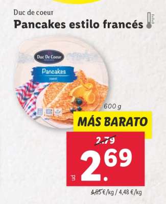 Pancakes estilo francés