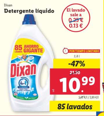 Detergente líquido