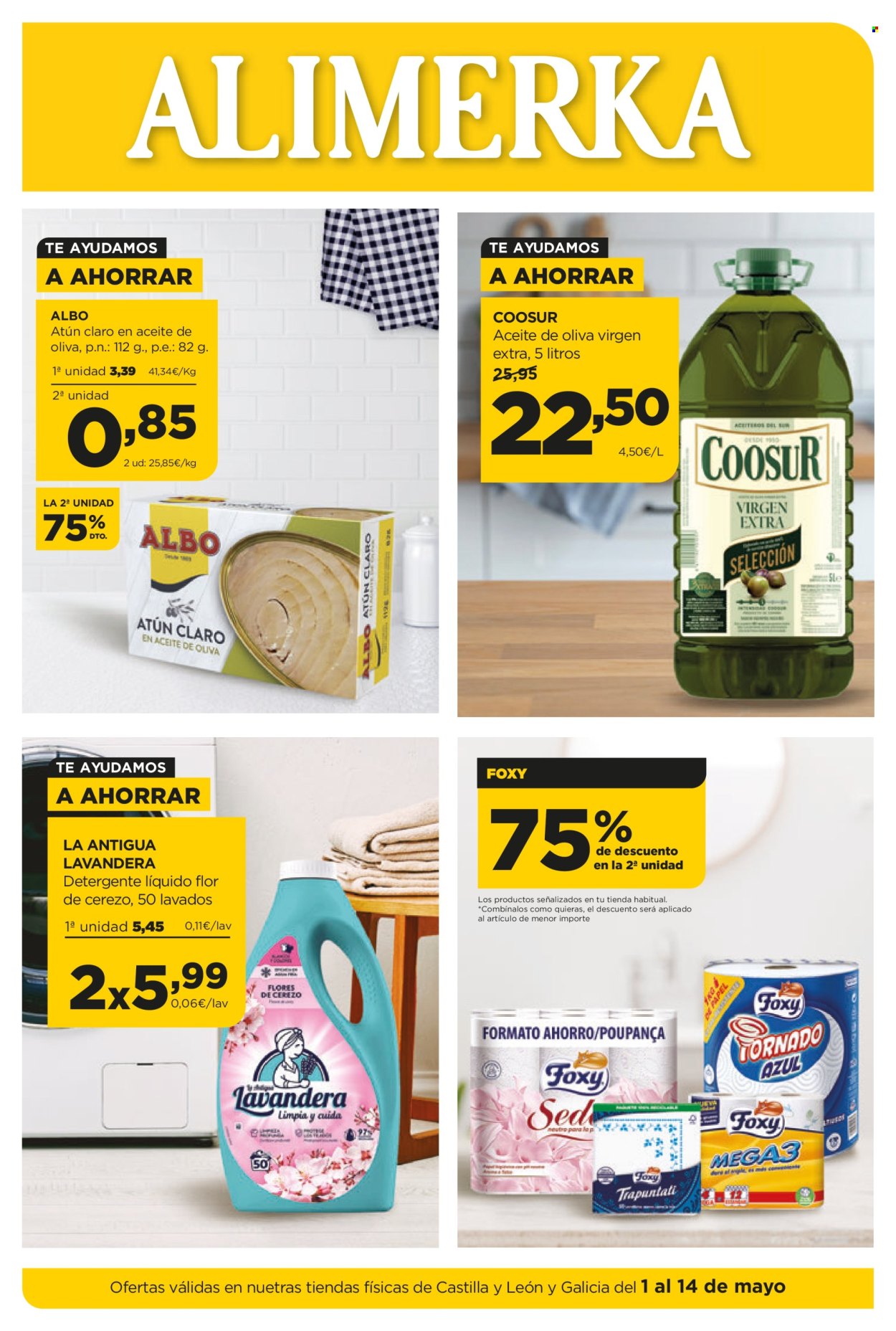 Folleto vigente Alimerka  - 1.5.2025 - 14.5.2025.