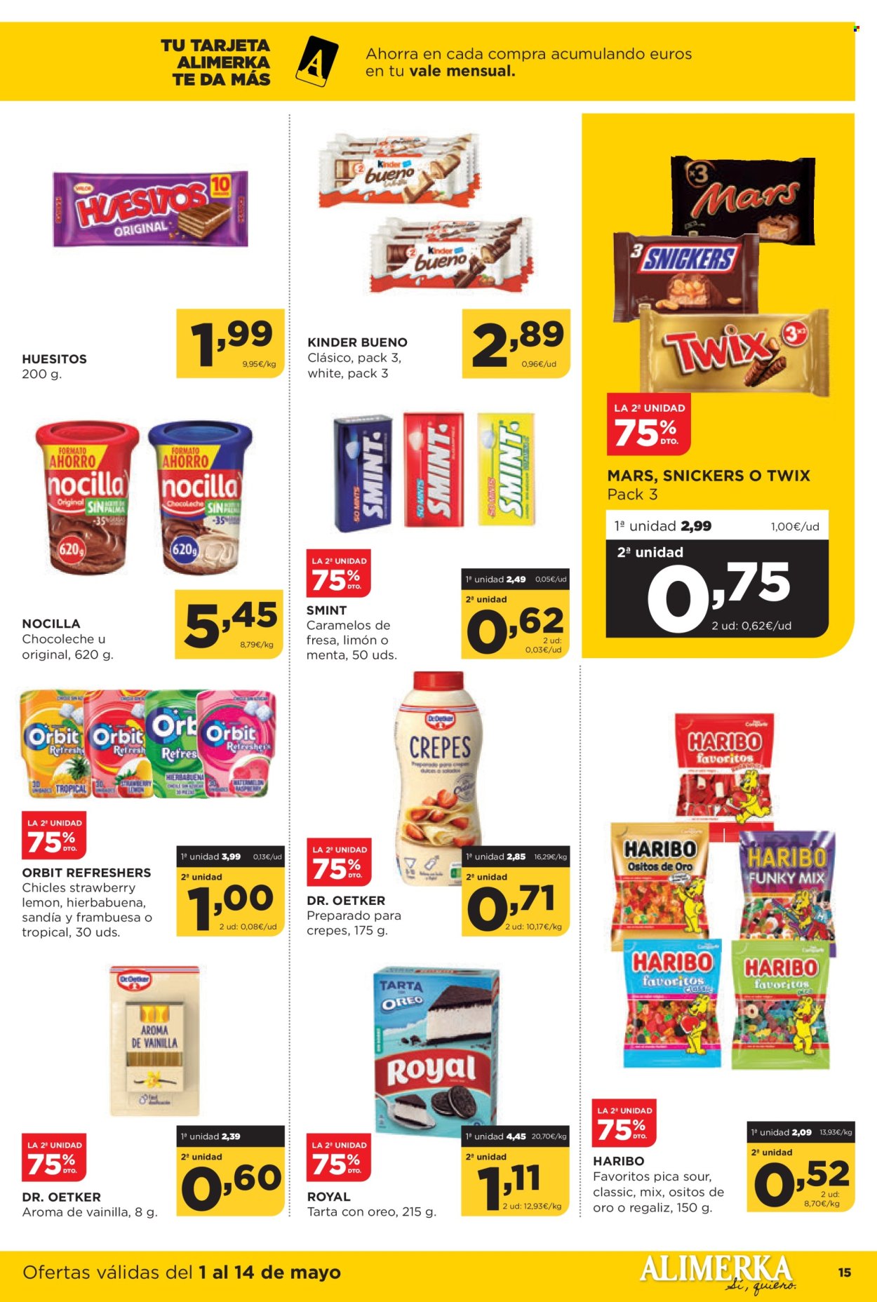 Folleto vigente Alimerka  - 1.5.2025 - 14.5.2025.