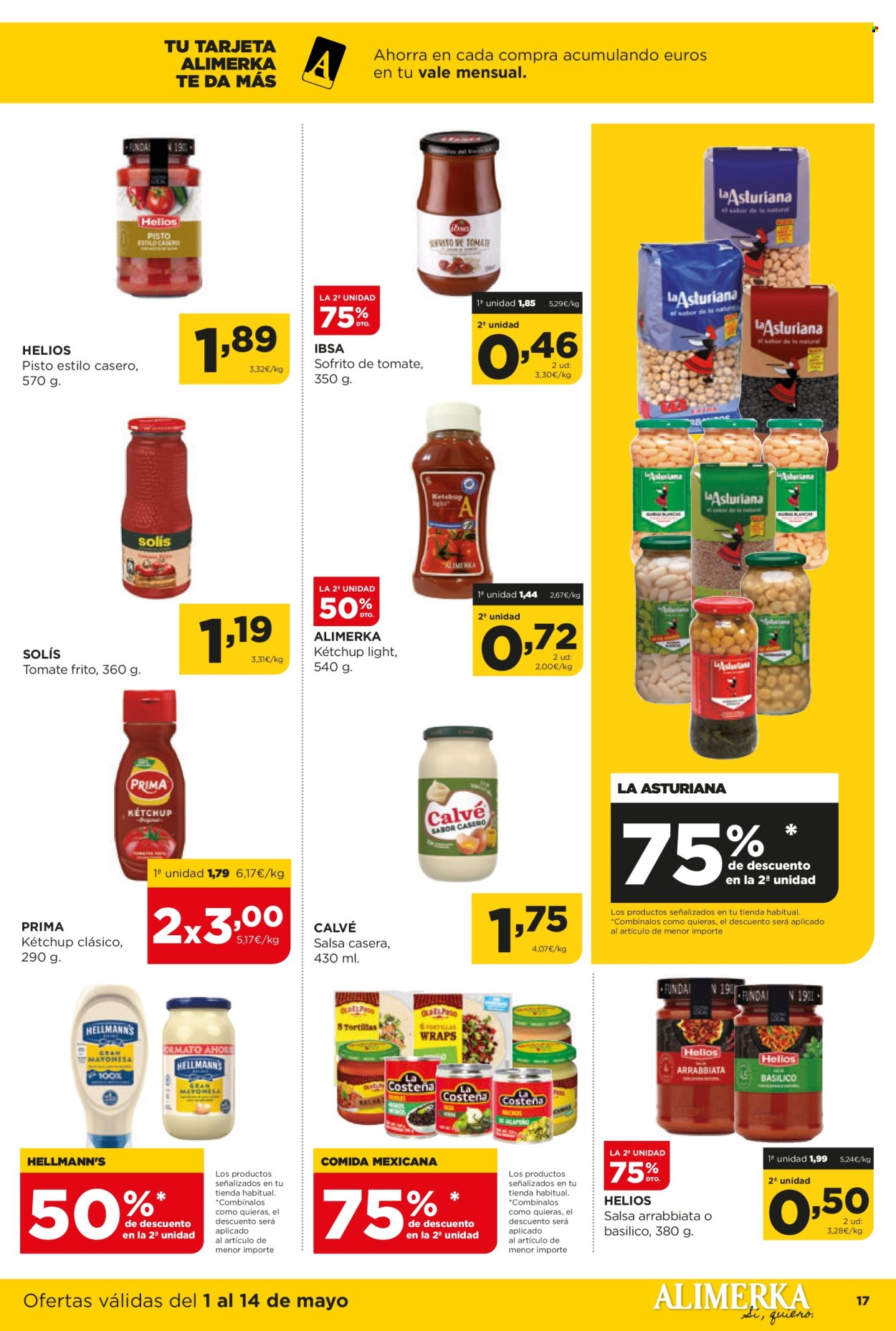 Folleto vigente Alimerka  - 1.5.2025 - 14.5.2025.
