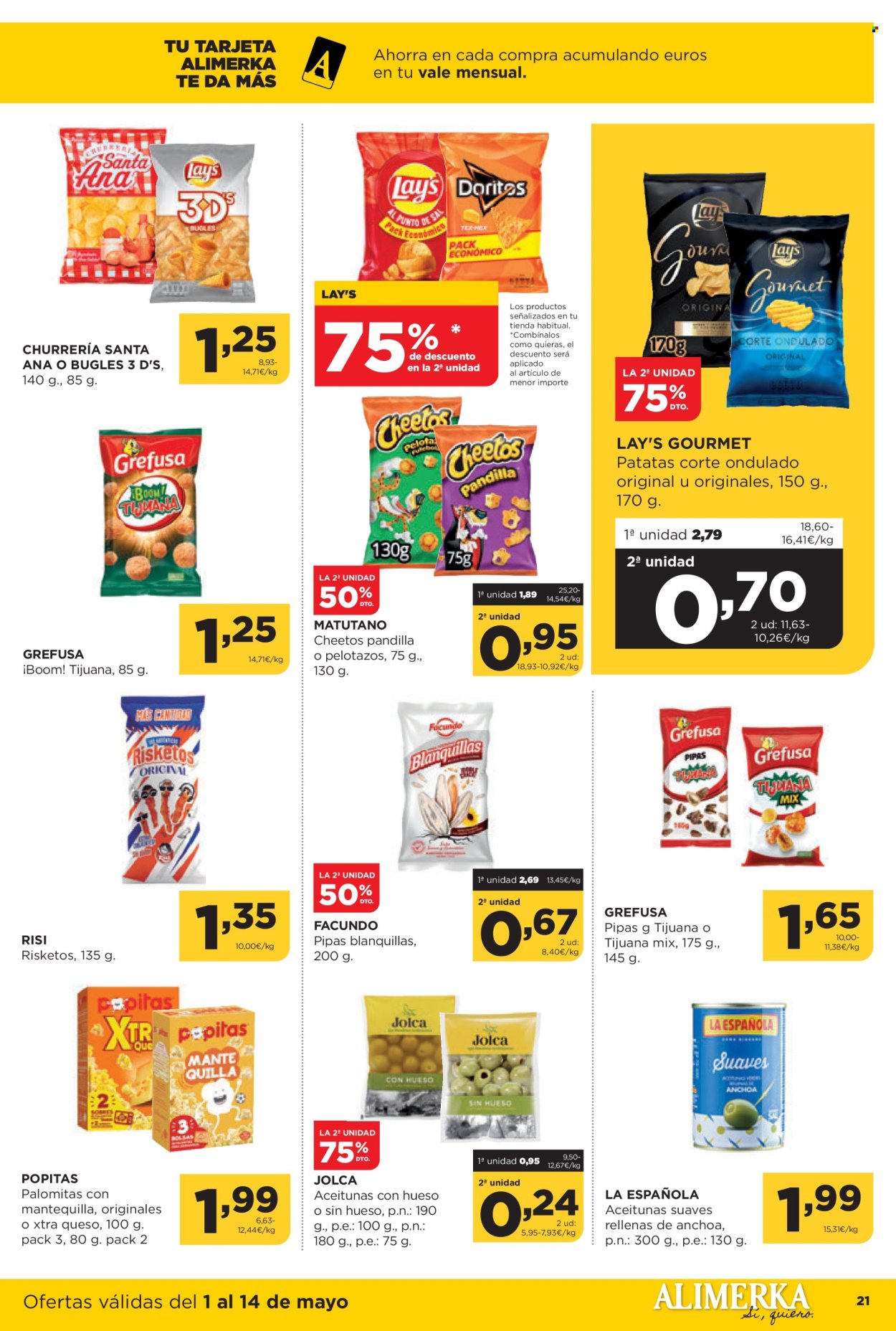 Folleto vigente Alimerka  - 1.5.2025 - 14.5.2025.