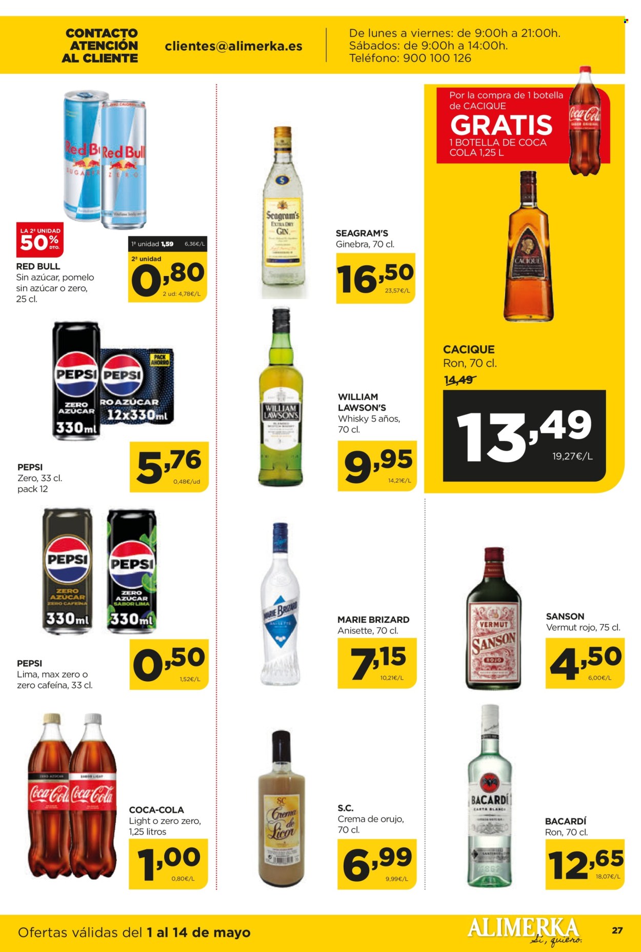 Folleto vigente Alimerka  - 1.5.2025 - 14.5.2025.