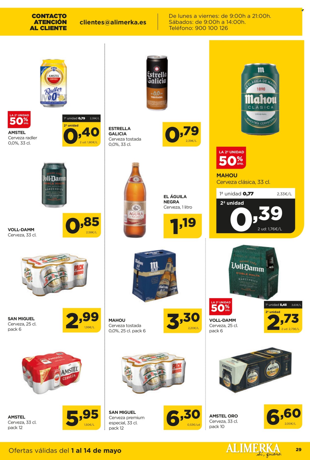 Folleto vigente Alimerka  - 1.5.2025 - 14.5.2025.