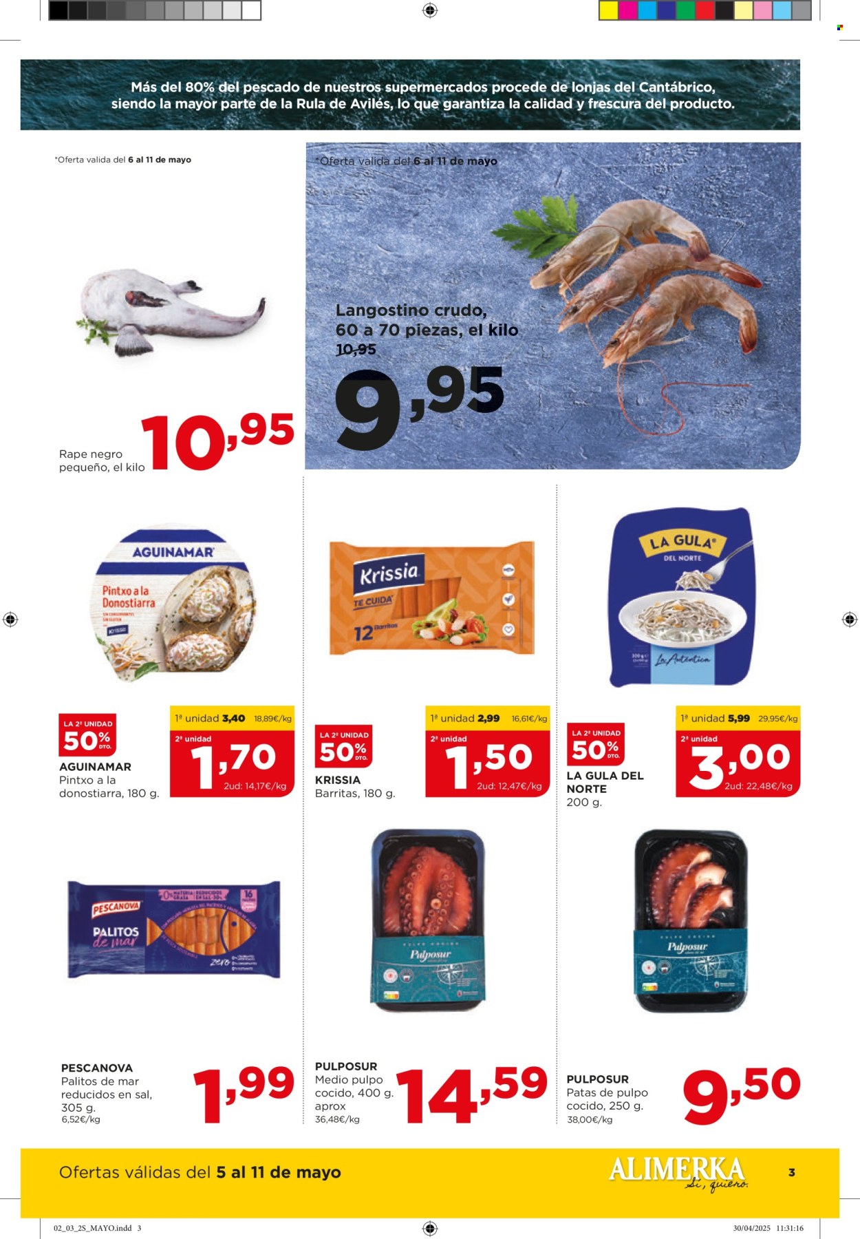 Folleto vigente Alimerka  - 5.5.2025 - 11.5.2025.