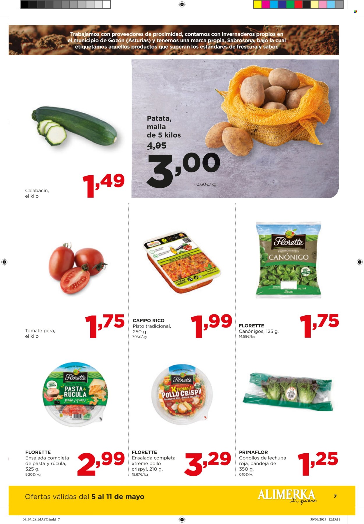 Folleto vigente Alimerka  - 5.5.2025 - 11.5.2025.