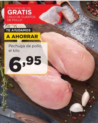 Pechuga de pollo, el kilo