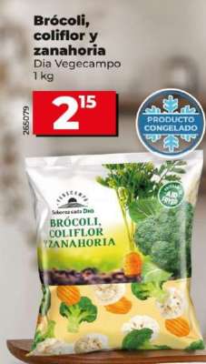 Brócoli, coliflor y zanahoria