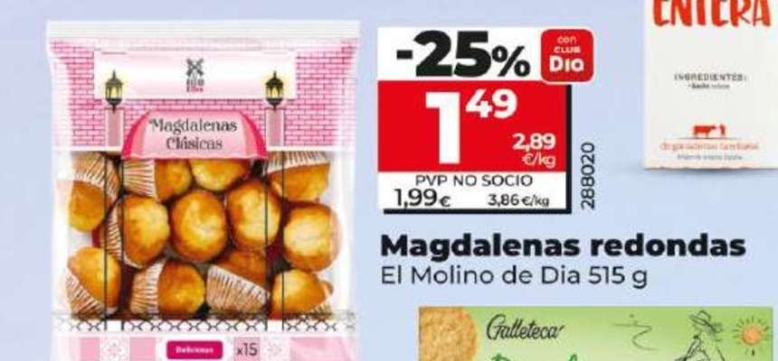 Magdalenas redondas