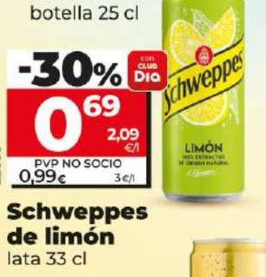 Schweppes de limón