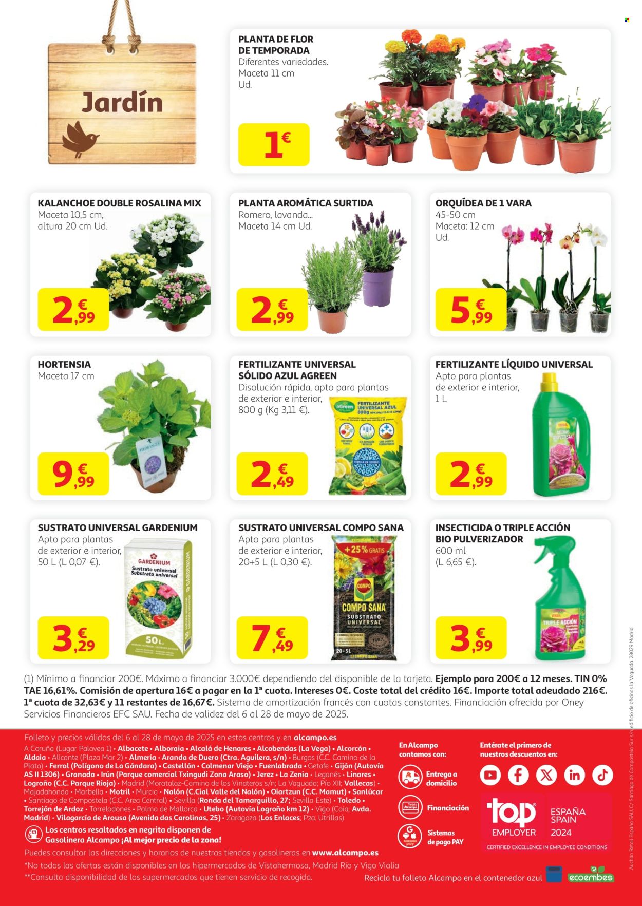 Folleto vigente Alcampo  - 6.5.2025 - 26.5.2025.