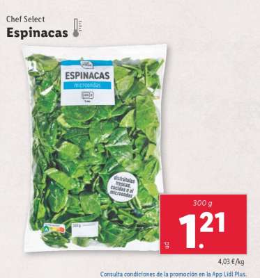 Chef Select Espinacas