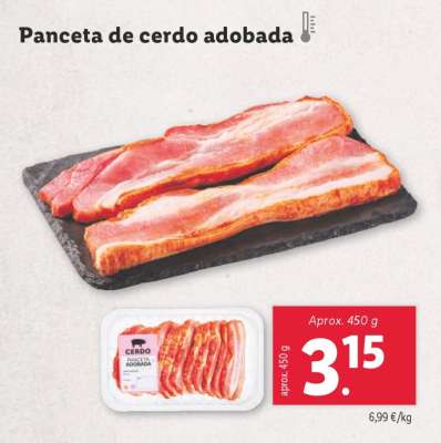 PANCETA DE CERDO ADOBADA