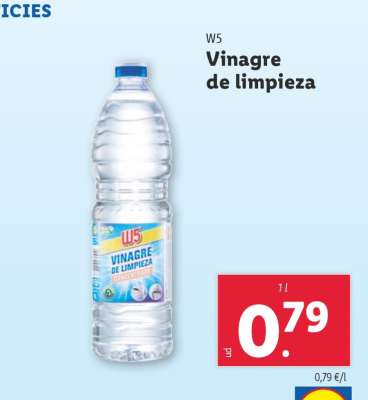 W5 Vinagre de limpieza