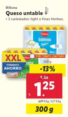 Milbona Queso untable
