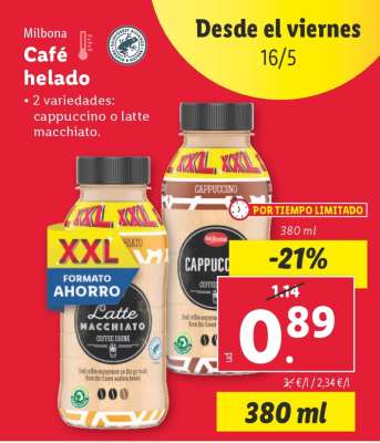 Milbona Café helado