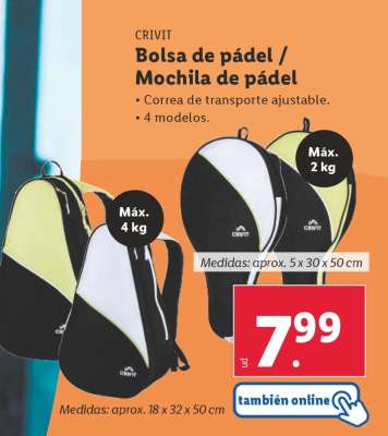 Bolsa de pádel / Mochila de pádel