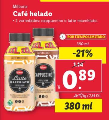 Milbona Café helado