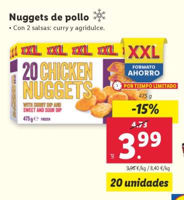 Nuggets de pollo