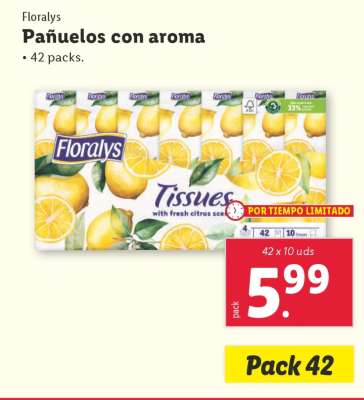 Pañuelos con aroma