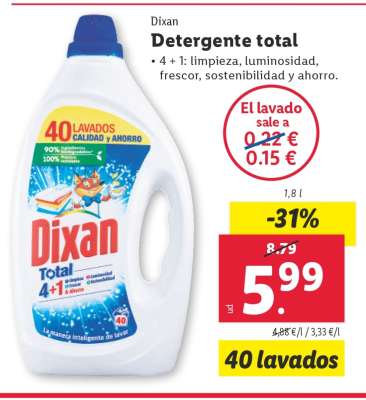 Dixan Detergente total