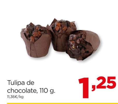 Tulipa de chocolate, 110 g.